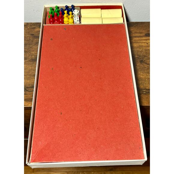 Vintage 1975 Parcheesi Board Game Selchow & Righter Royal Game of India Complete - Picture 5 of 10